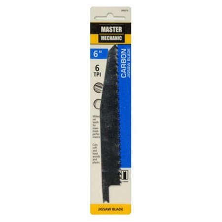 DISSTON Disston 280016 6 in. 6 Tooth Master Mechanic Jig Saw Blade Pack of 5 280016